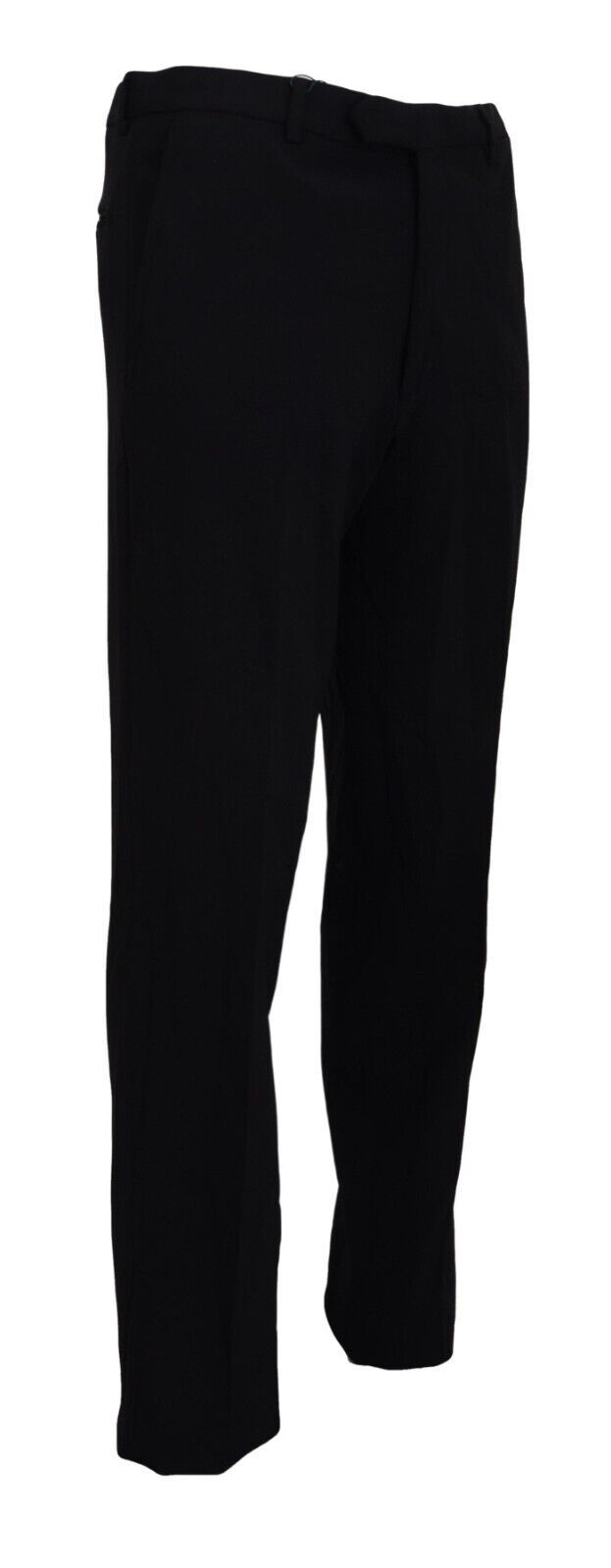 BENCIVENGA Schwarze Straight Fit Herren Formelle Hose