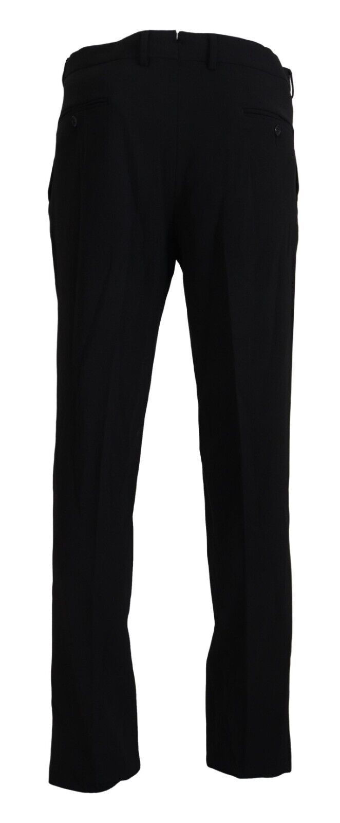 BENCIVENGA Schwarze Straight Fit Herren Formelle Hose