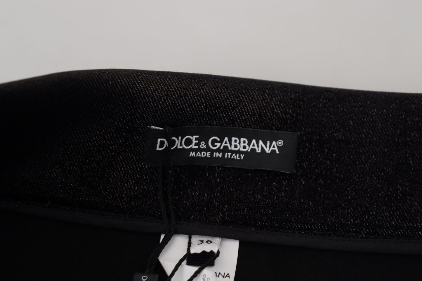 Dolce &amp; Gabbana – Schwarze Skinny-Jeans aus verwaschener Baumwolle