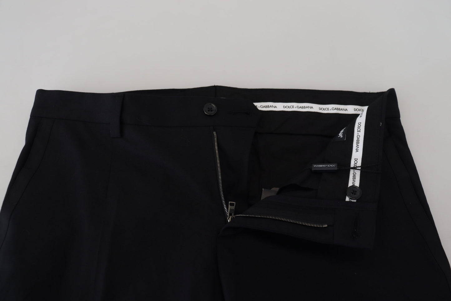 Dolce &amp; Gabbana – Schwarze Chinohose aus formeller Baumwolle