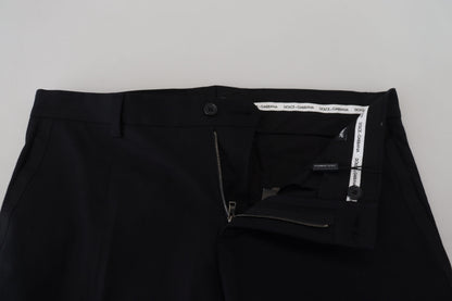 Dolce &amp; Gabbana – Schwarze Chinohose aus formeller Baumwolle