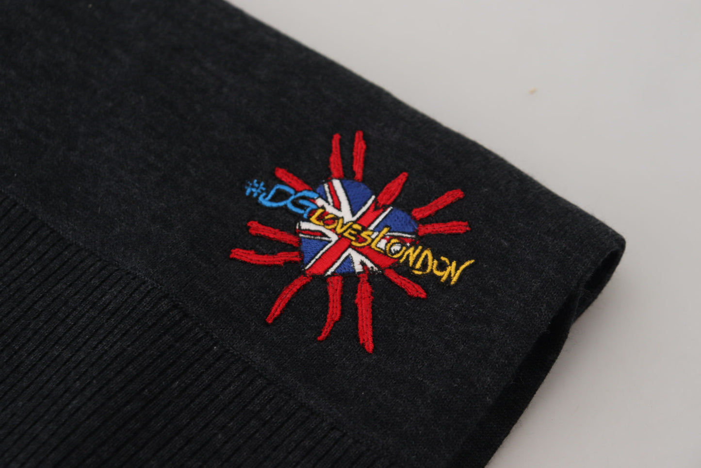 Dolce &amp; Gabbana – Schwarzer Wickelschal „Sacred Heart“ #DGLovesLondon