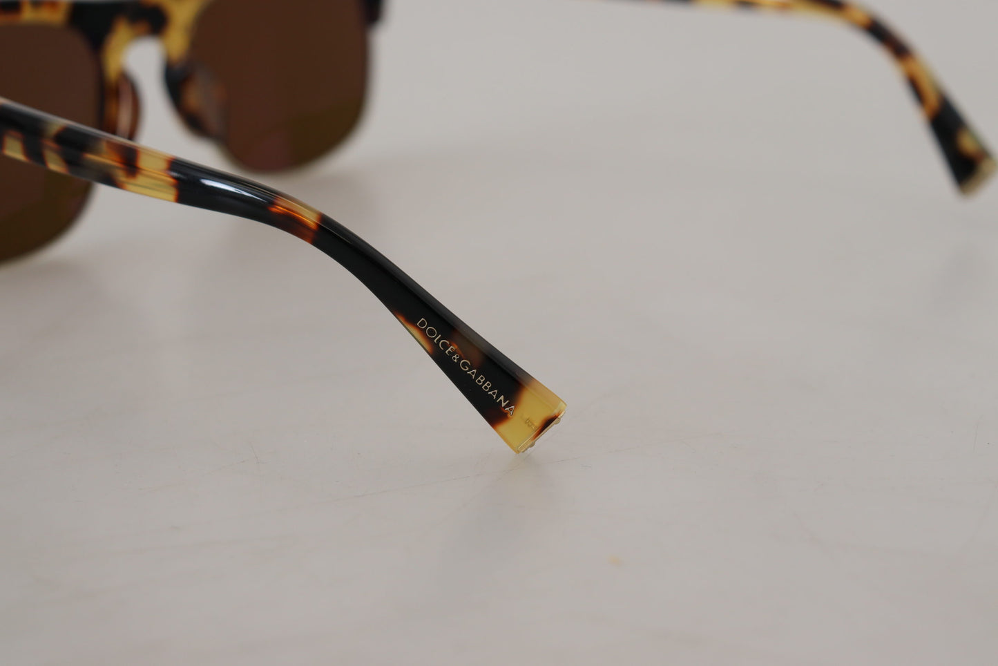 Dolce &amp; Gabbana Braungold Acetat Havana DG430A Sonnenbrille