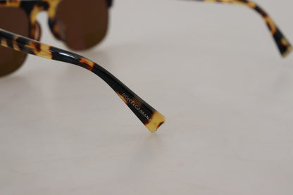 Dolce &amp; Gabbana Braungold Acetat Havana DG430A Sonnenbrille