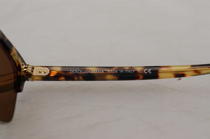 Dolce &amp; Gabbana Braungold Acetat Havana DG430A Sonnenbrille
