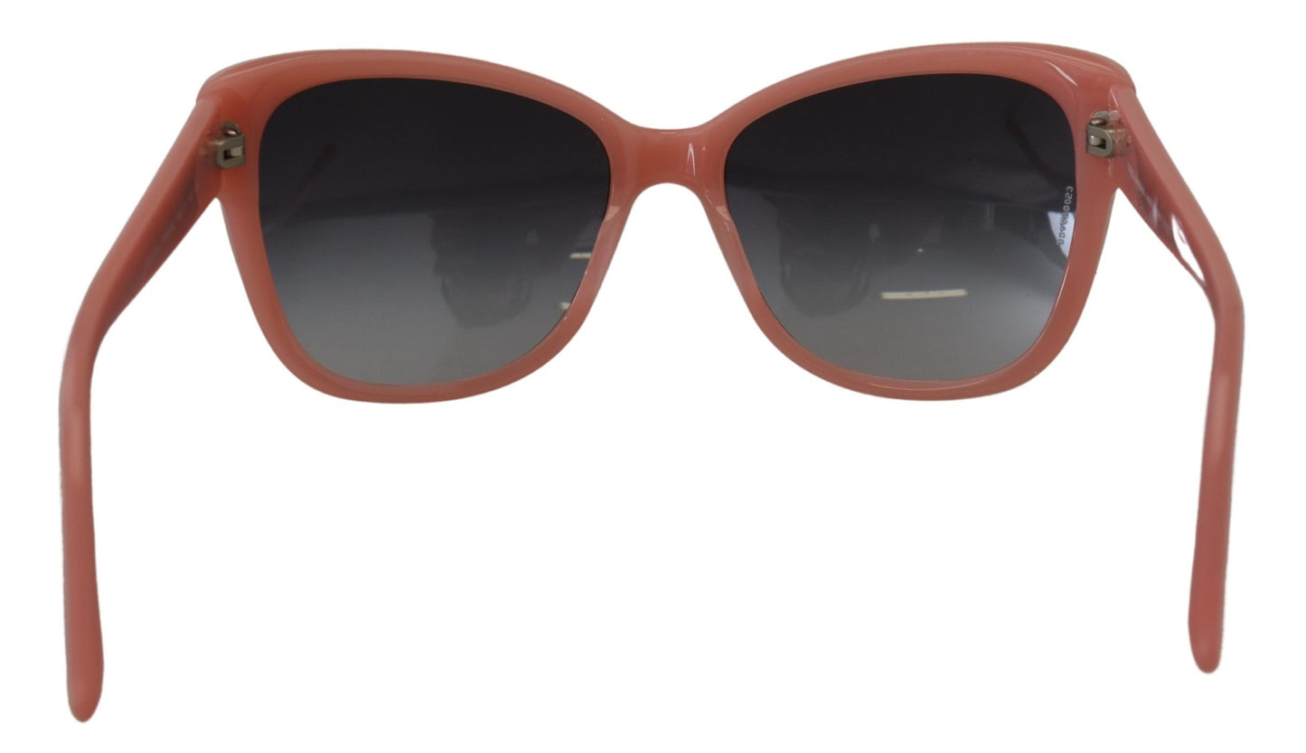 Dolce &amp; Gabbana – DG4124 – Sonnenbrille mit rosa Acetatrahmen und Sternenverzierung