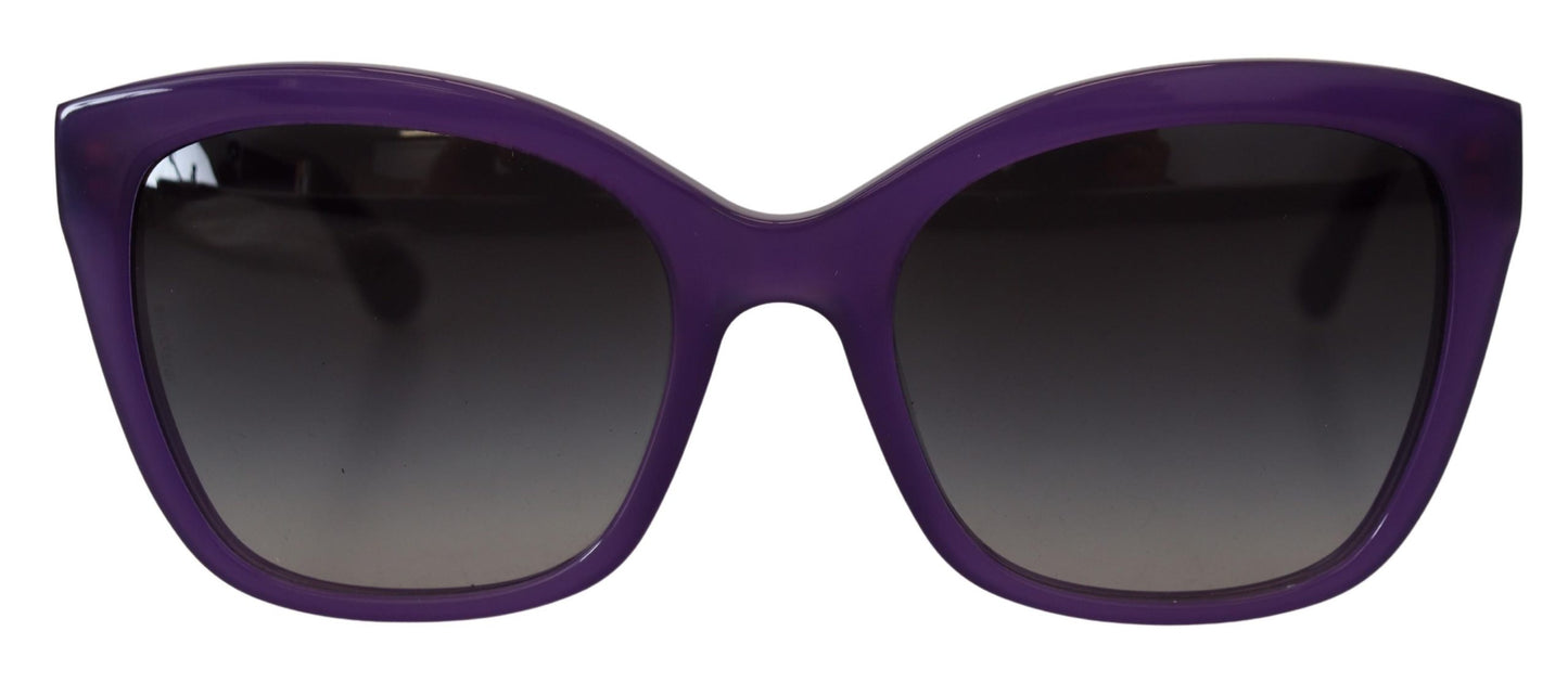 Dolce &amp; Gabbana – Quadratische Sonnenbrille mit Vollrand DG4240 aus Acetat in Lila