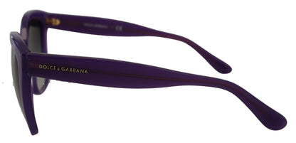 Dolce &amp; Gabbana – Quadratische Sonnenbrille mit Vollrand DG4240 aus Acetat in Lila