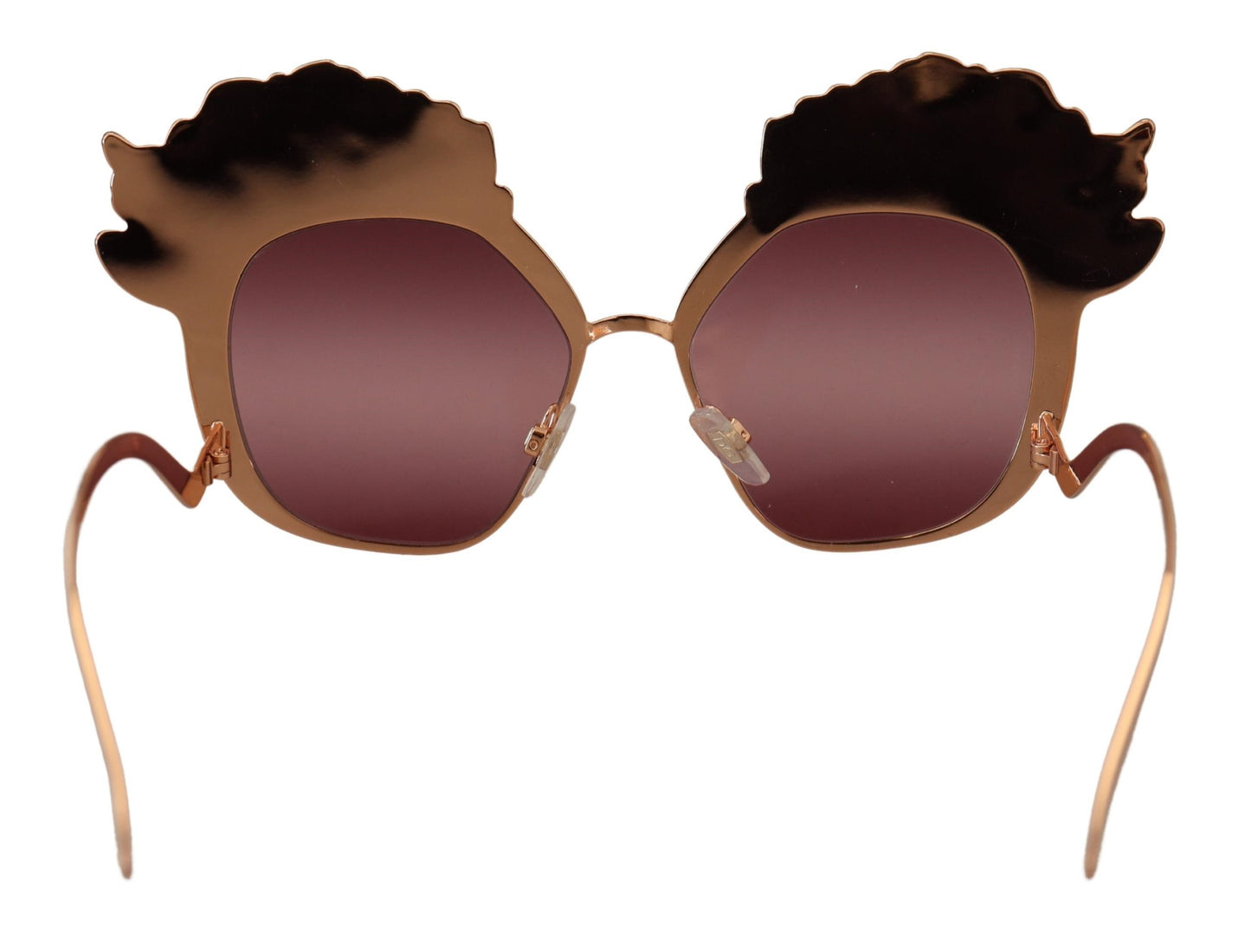 Dolce &amp; Gabbana DG2202 Sonnenbrille mit Roségold-Paillettenstickerei