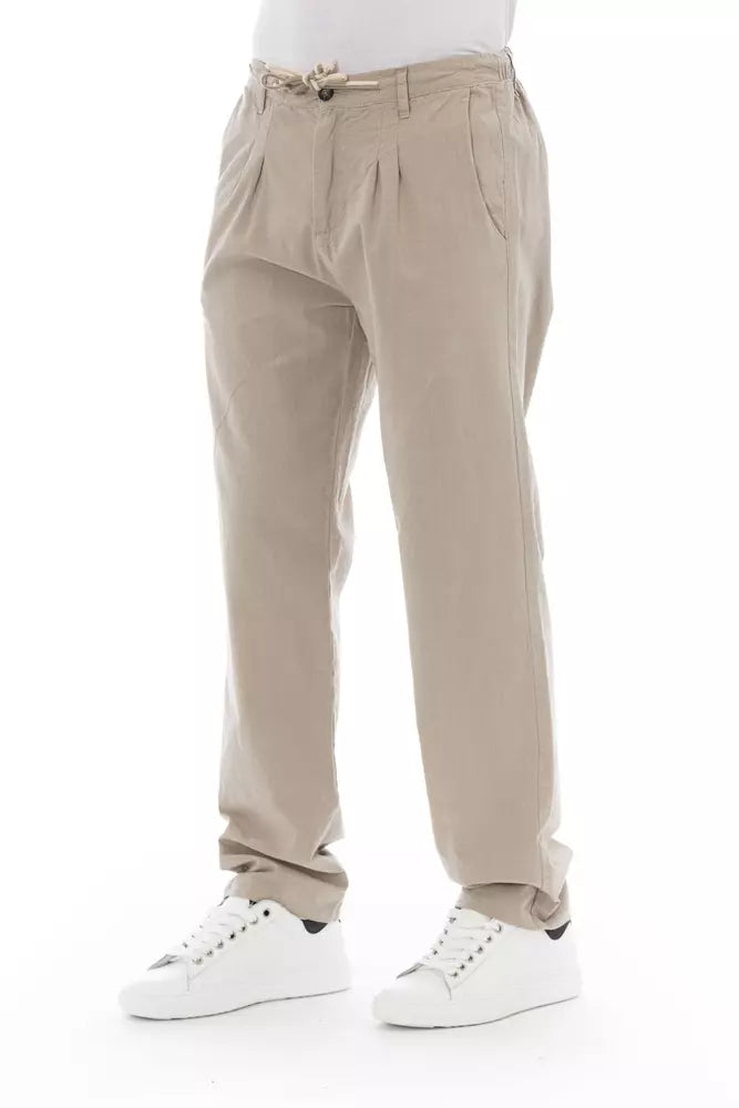 Baldinini Trend Beige Baumwolle Herren Chinohose
