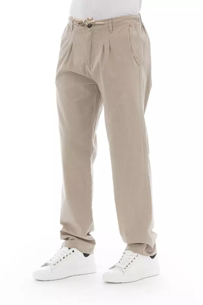 Baldinini Trend Beige Baumwolle Herren Chinohose
