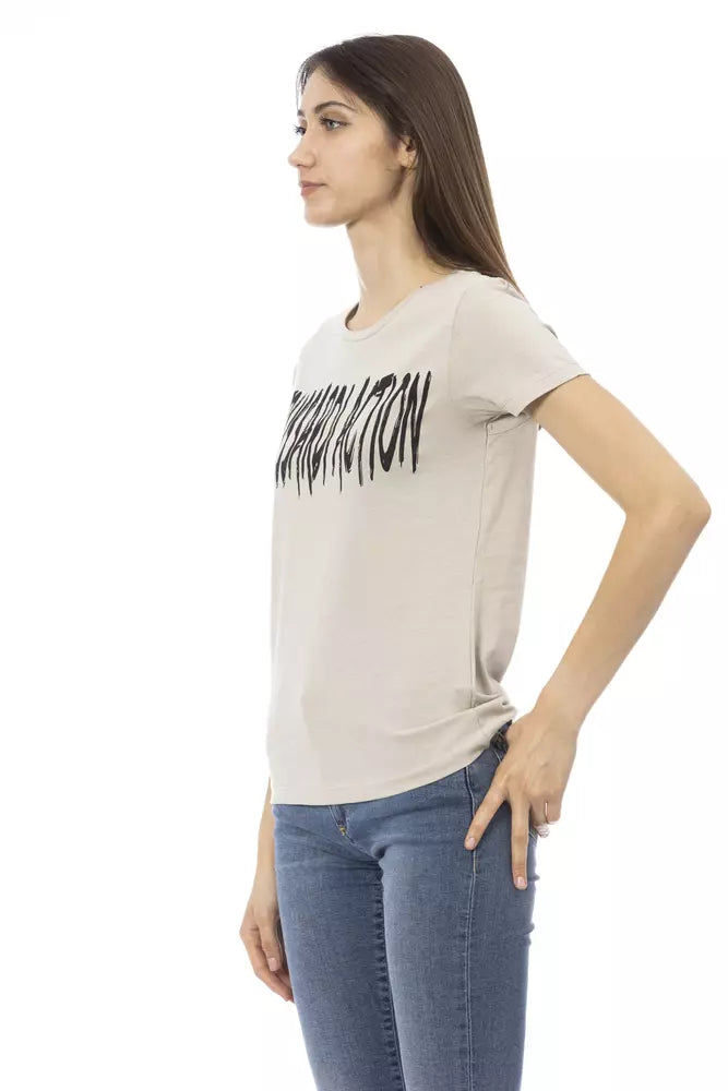 Trussardi Action Beige Baumwolle Damen T-Shirt