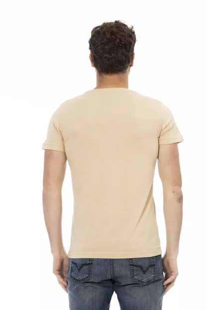 Trussardi Action Beige Baumwolle Herren T-Shirt