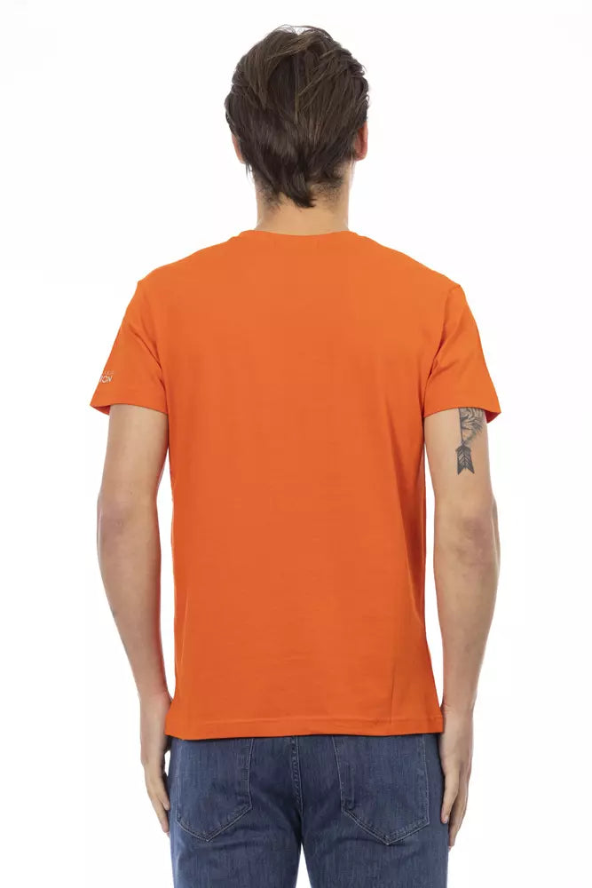 Trussardi Action Orange Baumwolle Herren T-Shirt