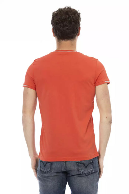 Trussardi Action Orange Baumwoll-Herren-T-Shirt