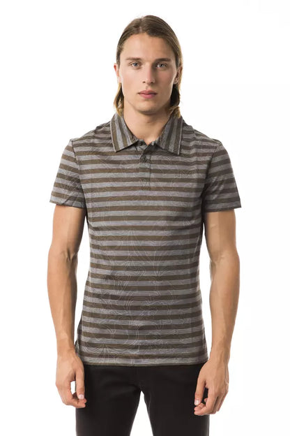 BYBLOS Graues Poloshirt aus Baumwolle für Herren
