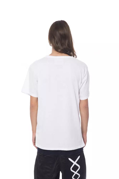 Nicolo Tonetto Weißes Herren-T-Shirt aus Baumwolle