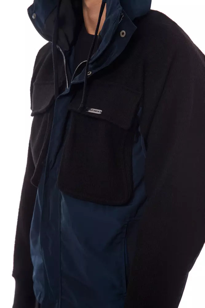 Nicolo Tonetto Schwarze Wolljacke für Herren