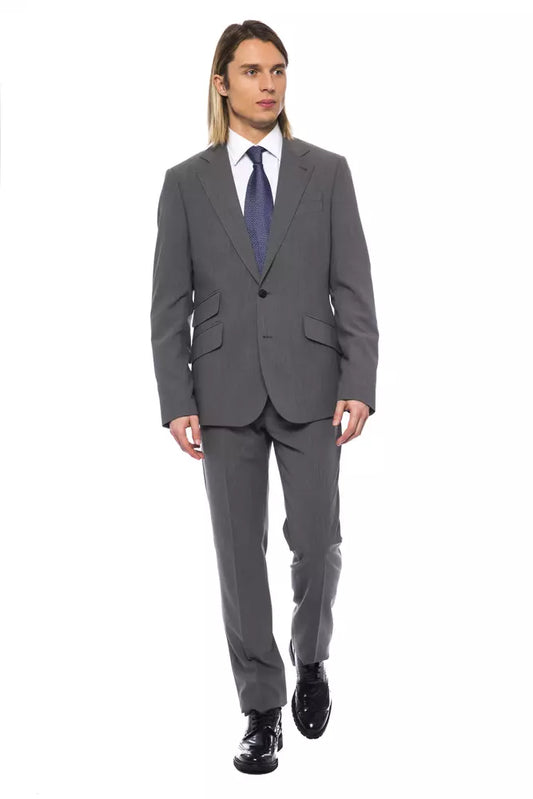 Billionaire Italian Couture Herrenblazer aus grauer Wolle