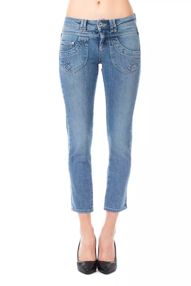 Ungaro Fever Hellblaue Baumwolljeans für Damen