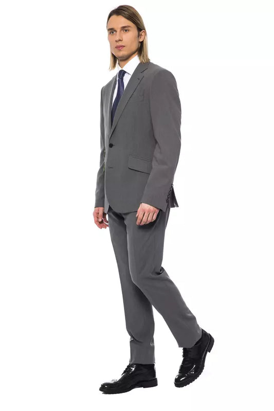 Billionaire Italian Couture Herrenblazer aus grauer Wolle