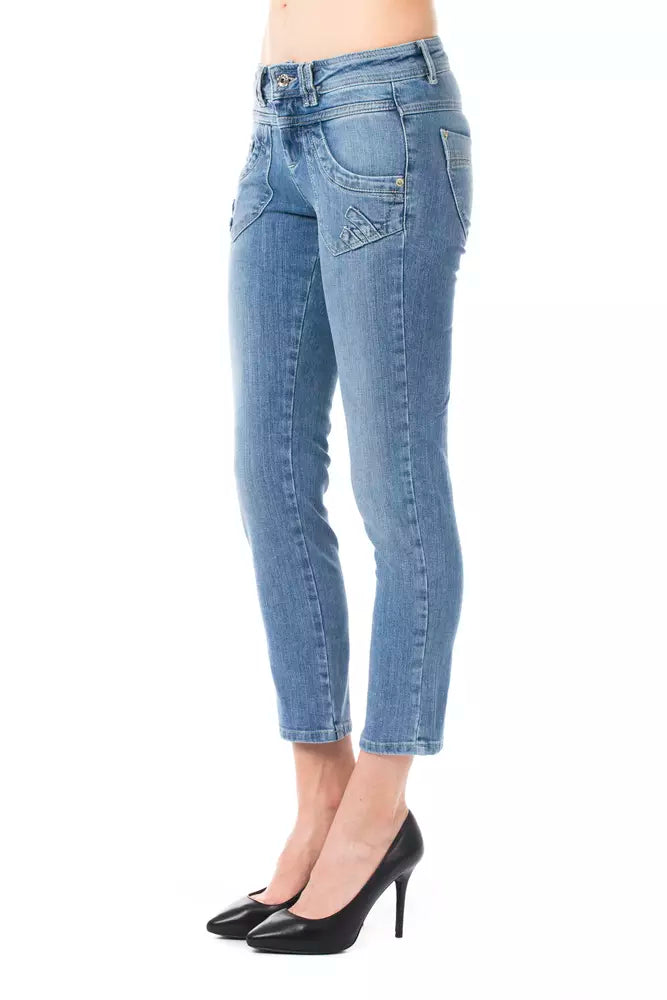 Ungaro Fever Hellblaue Baumwolljeans für Damen