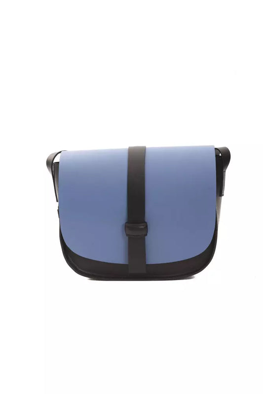 Pompei Donatella – Umhängetasche aus blauem Leder für Damen