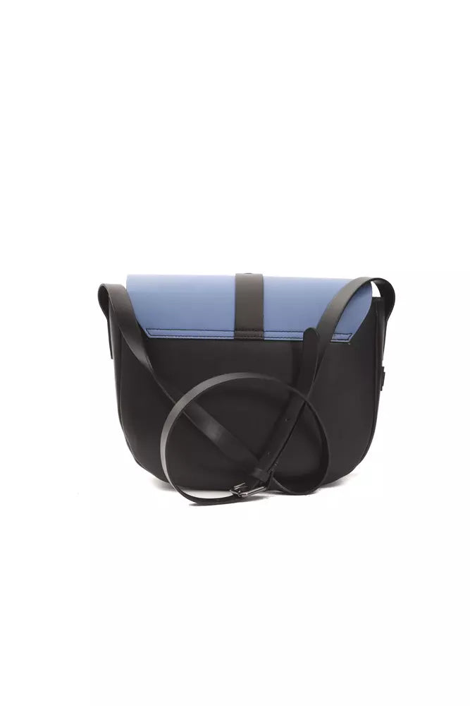 Pompei Donatella – Umhängetasche aus blauem Leder für Damen