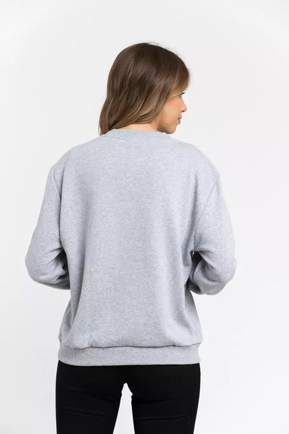 Trussardi Graues Baumwoll-Sweatshirt für Damen