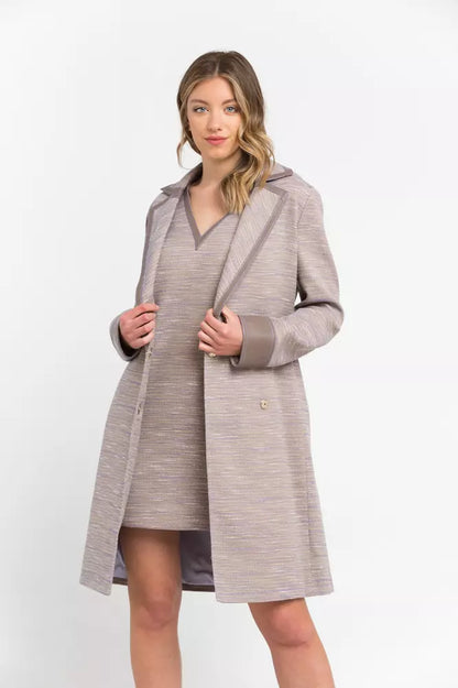 Trussardi Beige Baumwollmantel für Damen