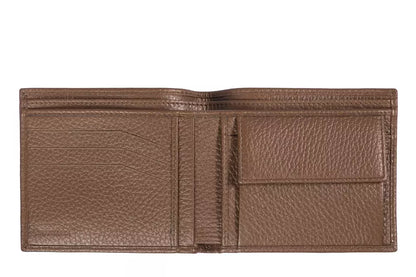 Trussardi Herren-Geldbörse aus braunem Leder