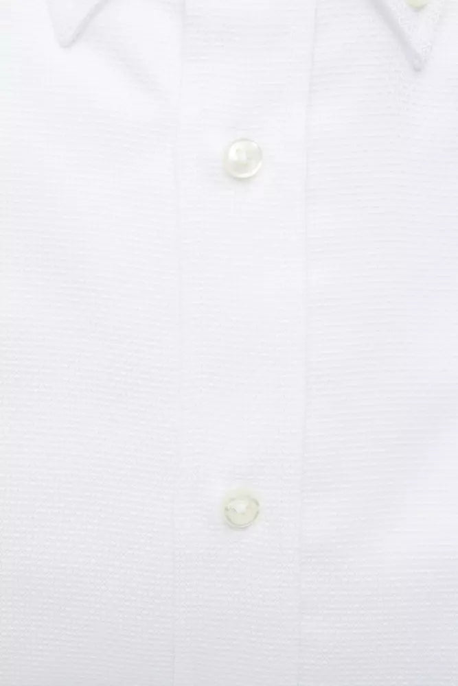 Robert Friedman White Cotton Men's Shirt
