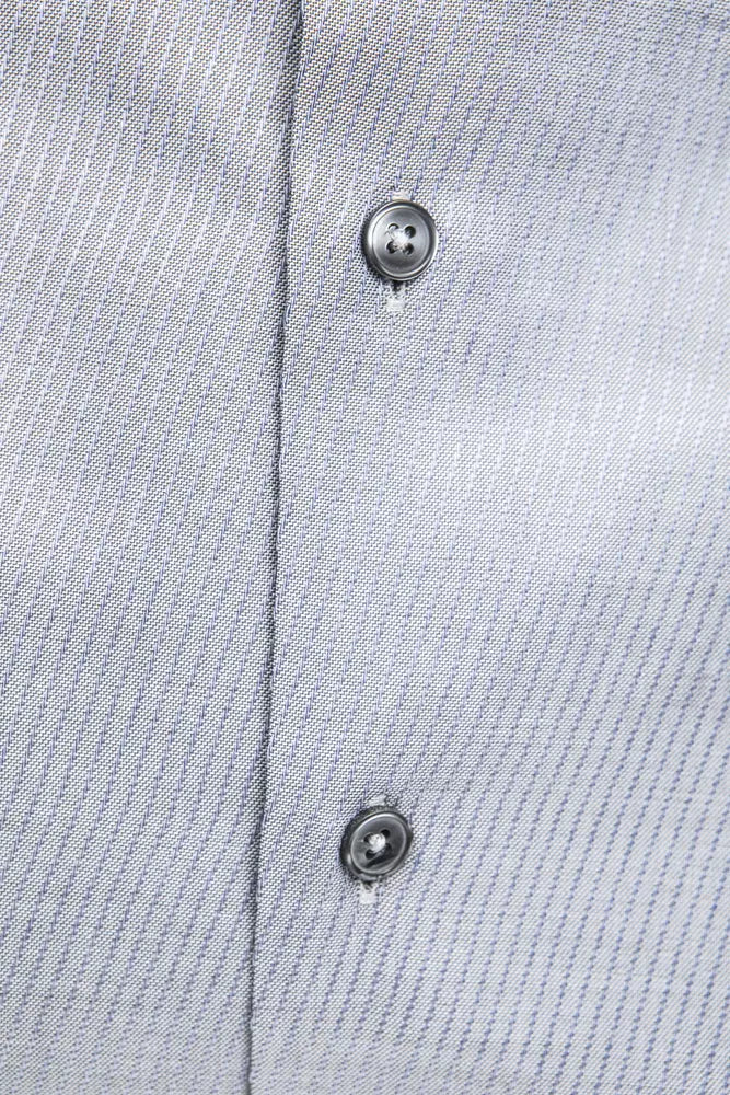 Robert Friedman Beiges Baumwollhemd für Herren