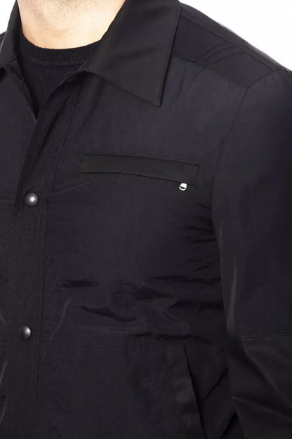 Verri Schwarze Bomberjacke aus Baumwolle für Herren