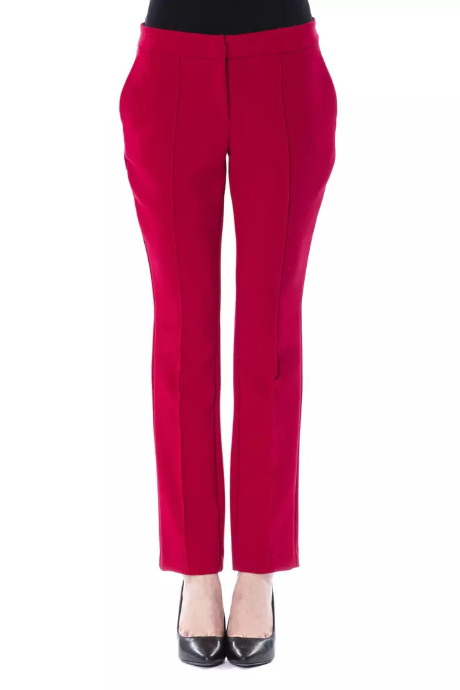 BYBLOS Fuchsia Polyester Damen Hose