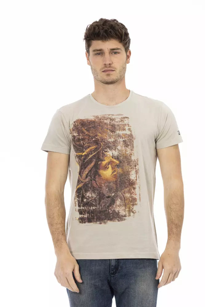 Trussardi Action Beige Baumwolle Herren T-Shirt