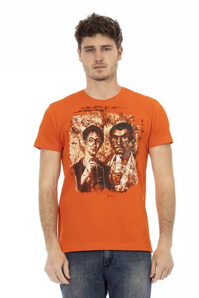 Trussardi Action Orange Baumwolle Herren T-Shirt