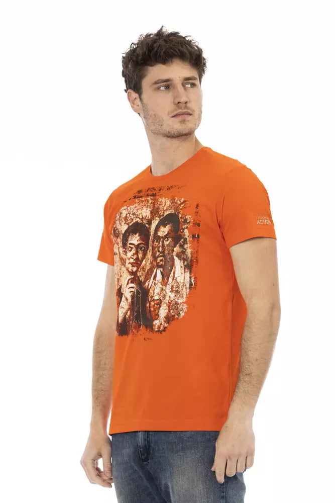 Trussardi Action Orange Baumwolle Herren T-Shirt