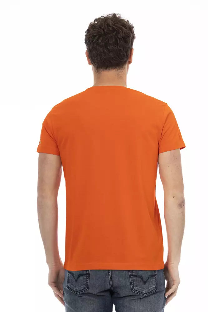 Trussardi Action Orange Baumwolle Herren T-Shirt