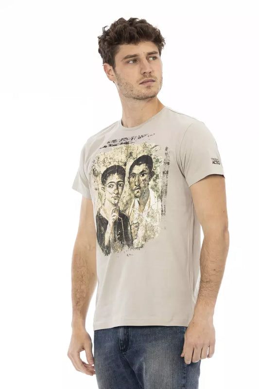 Trussardi Action Beige Baumwolle Herren T-Shirt