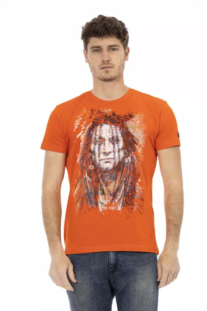 Trussardi Action Orange Baumwolle Herren T-Shirt