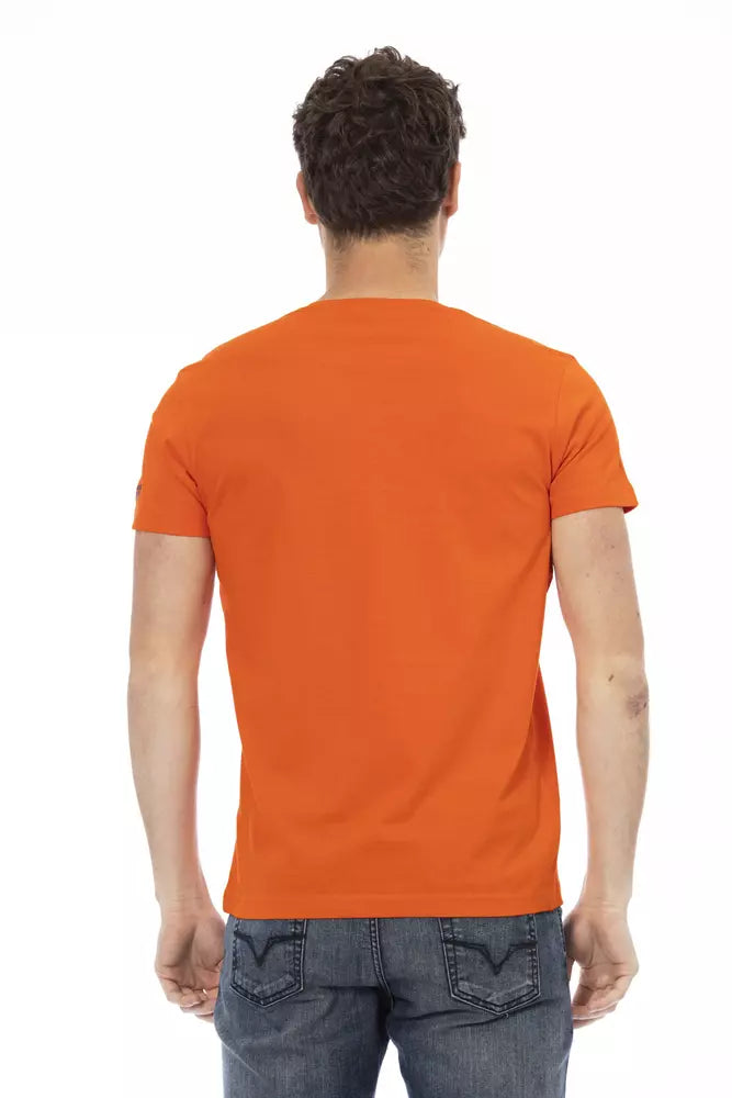 Trussardi Action Orange Baumwolle Herren T-Shirt