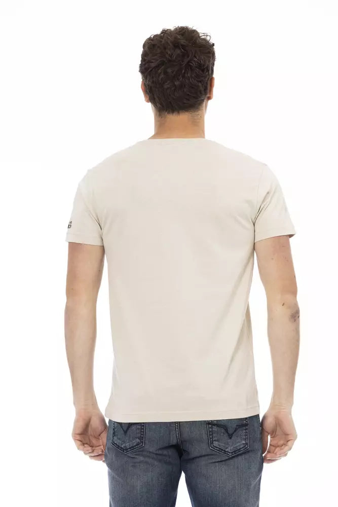 Trussardi Action Beige Baumwolle Herren T-Shirt