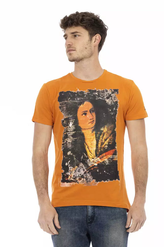 Trussardi Action Orange Baumwolle Herren T-Shirt