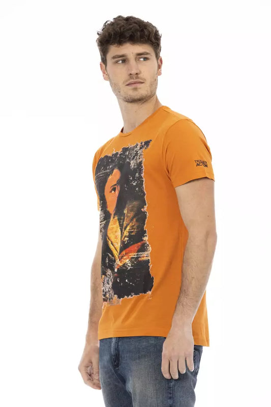Trussardi Action Orange Baumwolle Herren T-Shirt