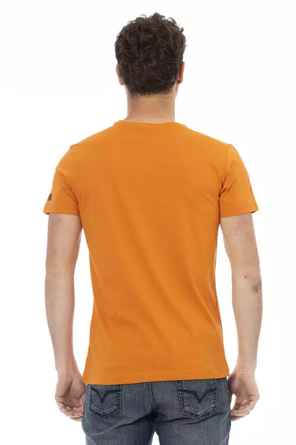 Trussardi Action Orange Baumwolle Herren T-Shirt