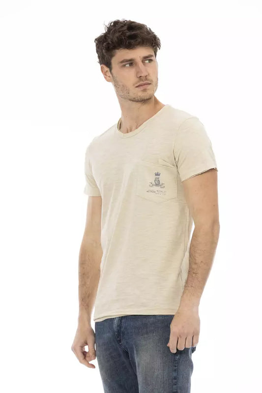 Trussardi Action Beige Baumwolle Herren T-Shirt