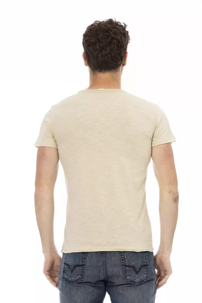 Trussardi Action Beige Baumwolle Herren T-Shirt