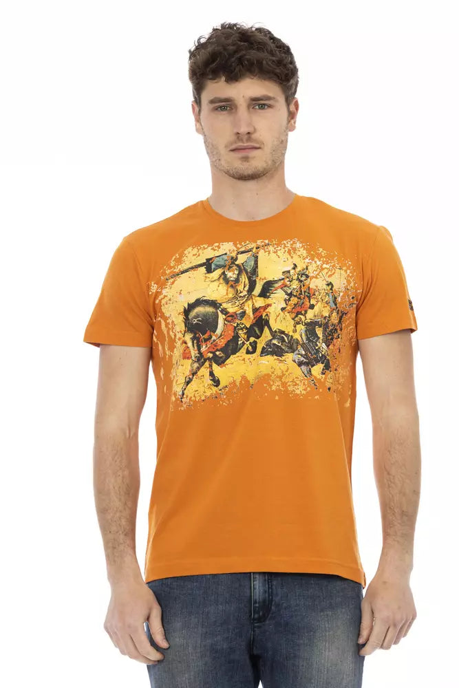 Trussardi Action Orange Baumwolle Herren T-Shirt