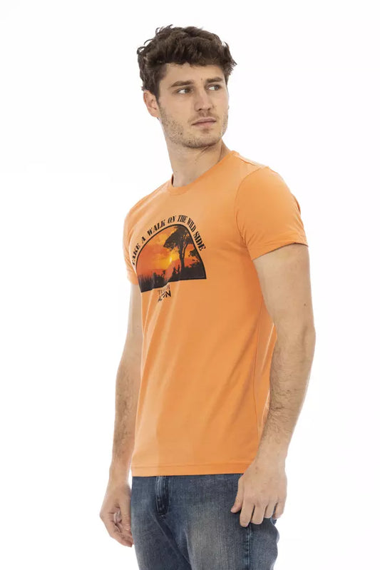 Trussardi Action Orange Baumwolle Herren T-Shirt